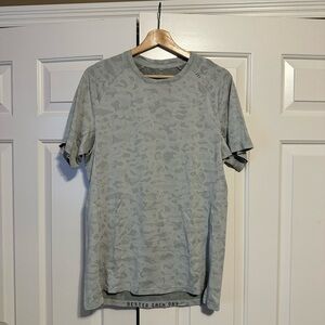 Men's Gray Camouflage Shirt